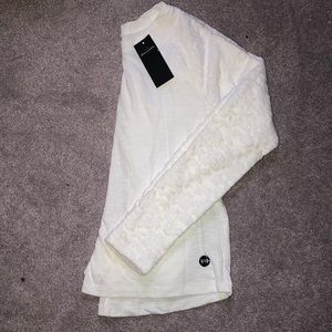 White Abercrombie kids long sleeve shirt.